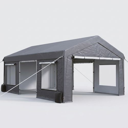 GARTOO Upgrade 12' x 20' Heavy Duty Carport