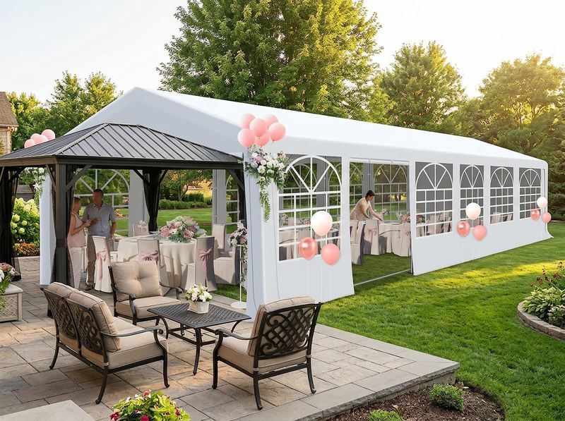 GARTOO 20' x 40' Party Tent Replacement Fabric
