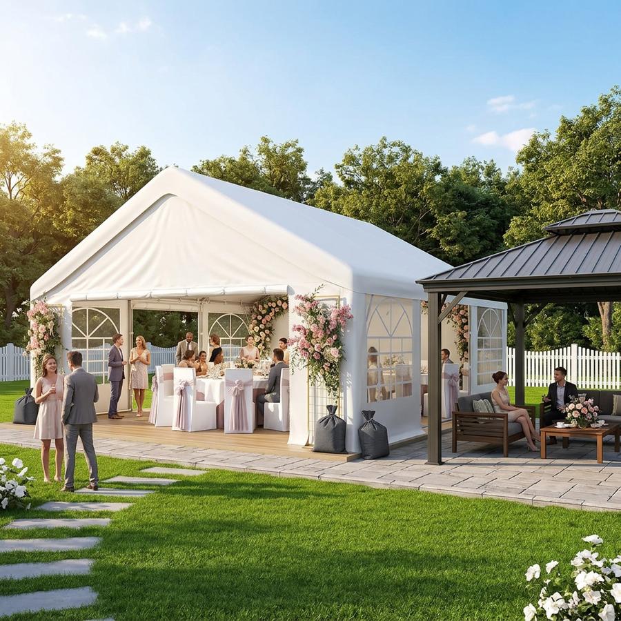 GARTOO 20' x 20' Heavy Duty Party Tent